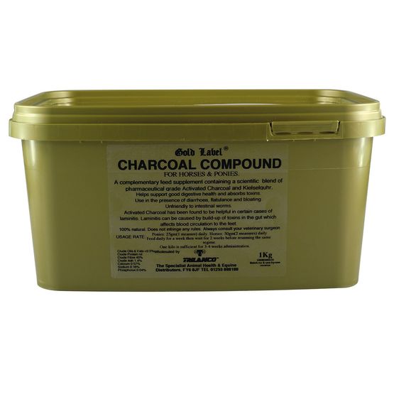 Gold Label Charcoal Compound For Horses &amp; Ponies