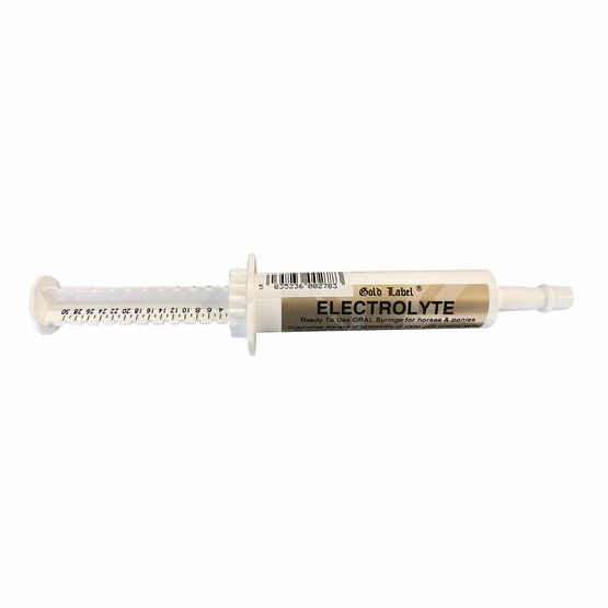 Gold Label Electrolyte Oral Syringe for Horses