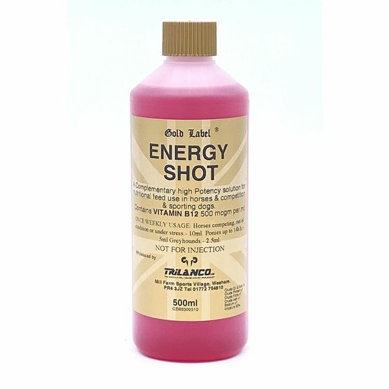 Gold Label Energy Shot For Horses &amp; Sporting Dogs