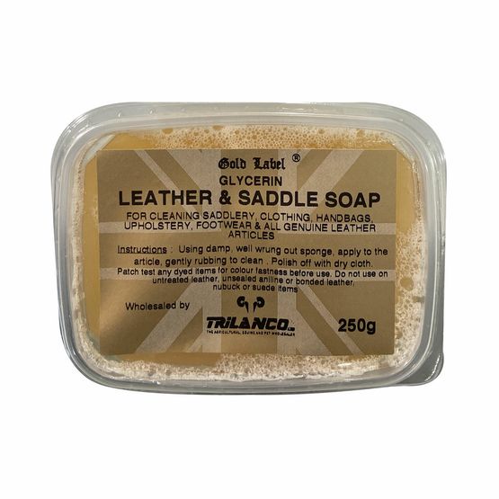 Gold Label Glycerin Leather &amp; Saddle Soap