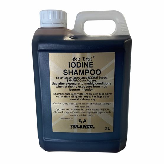 Gold Label Iodine Shampoo For Horses &amp; Ponies