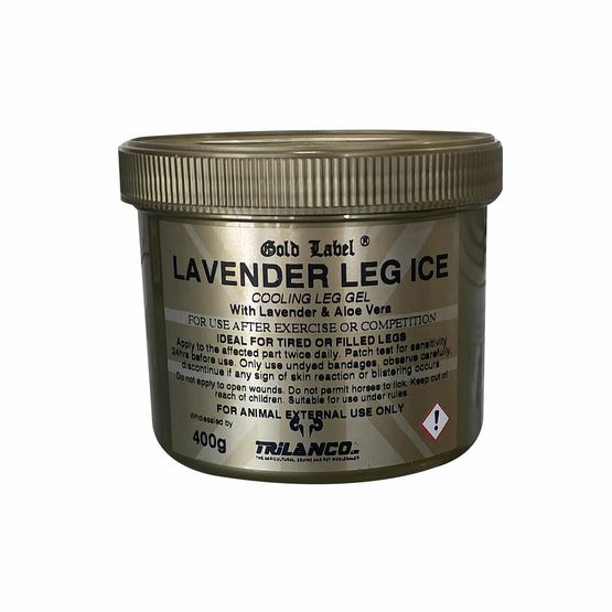 Gold Label Lavender Leg Ice for Competition Horses