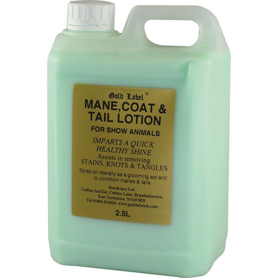 Gold Label Mane, Tail &amp; Coat Lotion For Show Animals