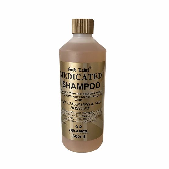 Gold Label Medicated Shampoo for Horses