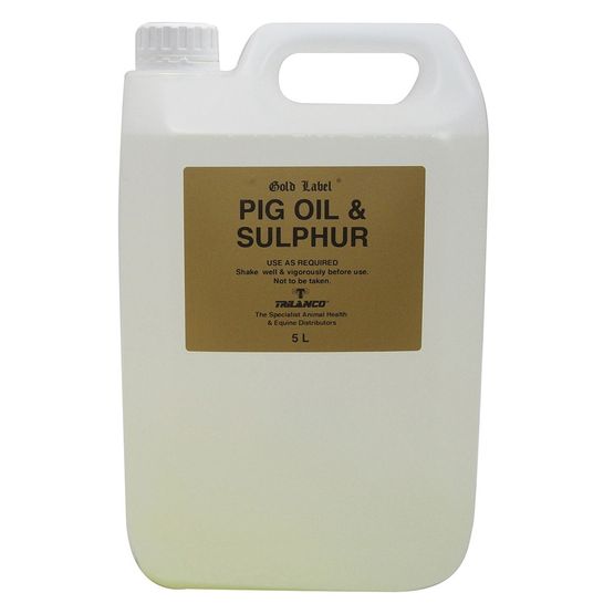 Gold Label Pig Oil and Sulphur for Horses