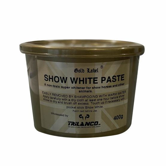 Gold Label Show White Paste for Horses