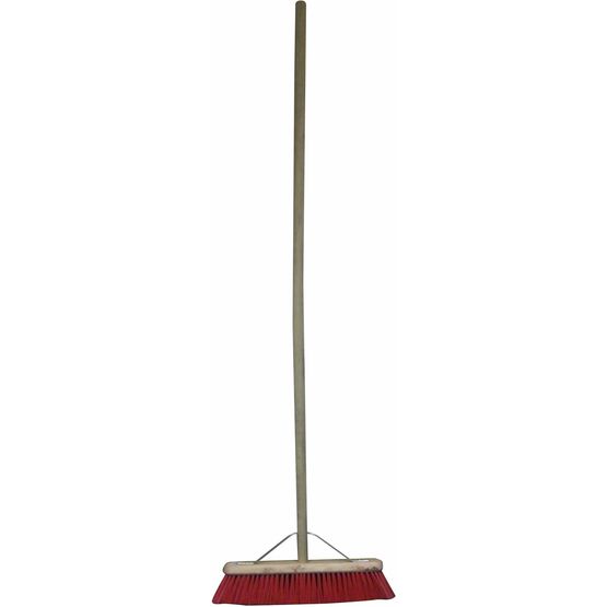 HILLBRUSH PLATFORM BROOM RED PVC