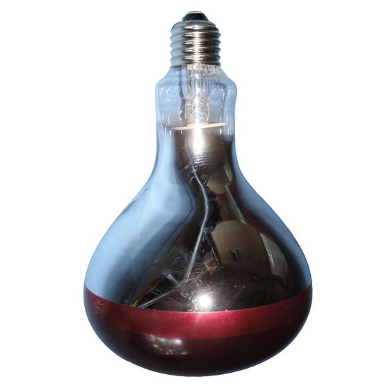 INTELEC HARD GLASS INFRA-RED HEAT BULB RUBY