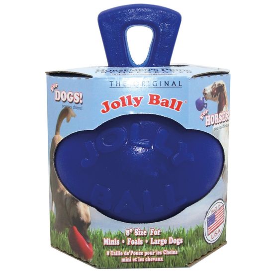 Jolly Pets Dual Tug &amp; Throw Dog Play Ball - Blue