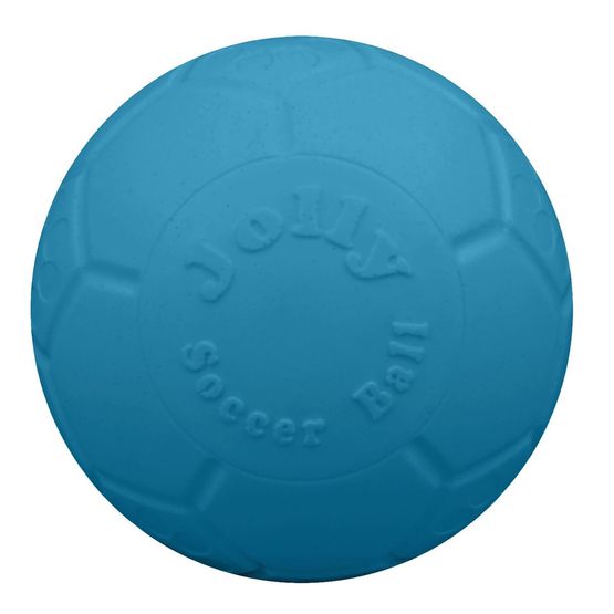 Jolly Pets Virtually Indestructible Football Dog Toy - Ocean Blue