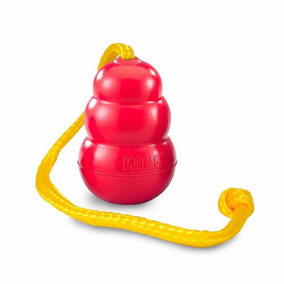 Kong Classic Dog Toy With Rope