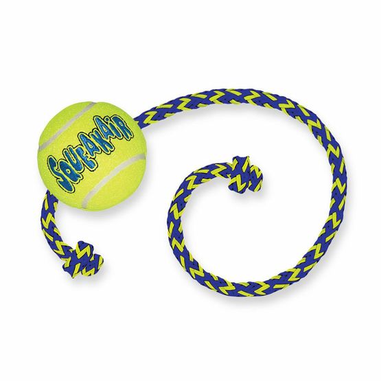 KONG SQUEAKAIR BALL WITH ROPE