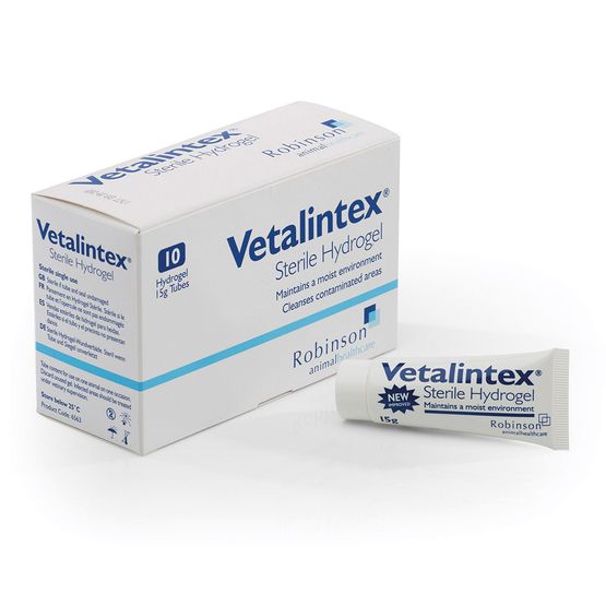 ROBINSONS HEALTHCARE VETALINTEX STERILE HYDROGEL