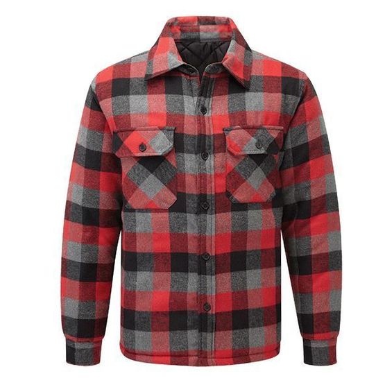 Castlle Red Flint Padded Shirt 109