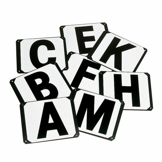 Stubbs Screw on Steel Plates Letters