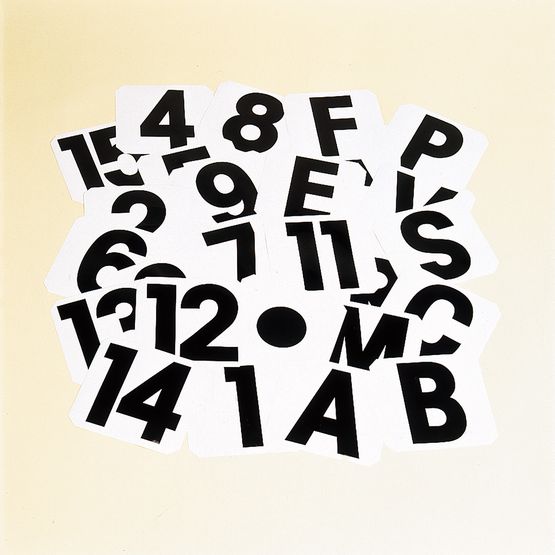 Stubbs Self Adhesive Letter Labels