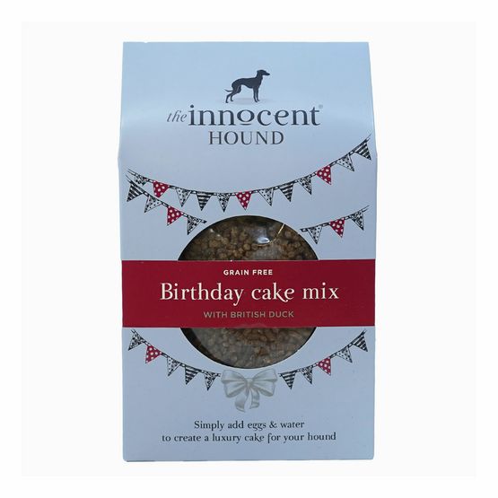 THE INNOCENT HOUND BIRTHDAY CAKE MIX WITH BRITISH DUCK