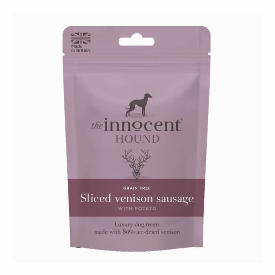 The innocent Hound Sliced Venison Sausage With Potato Treats