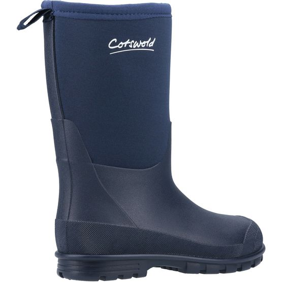 Cotswold Children's Hilly Waterproof Neoprene Blue Wellington Boots