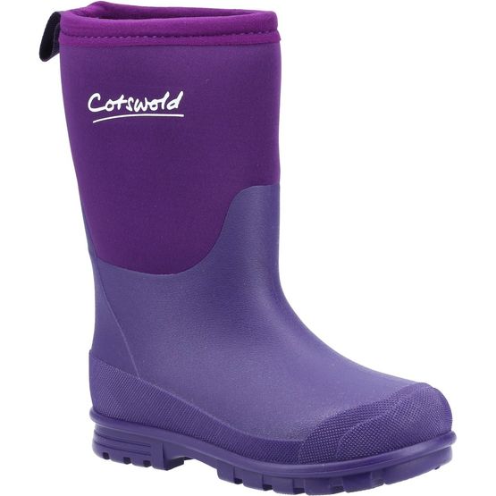 Hilly Neoprene Wellington Boot Purple