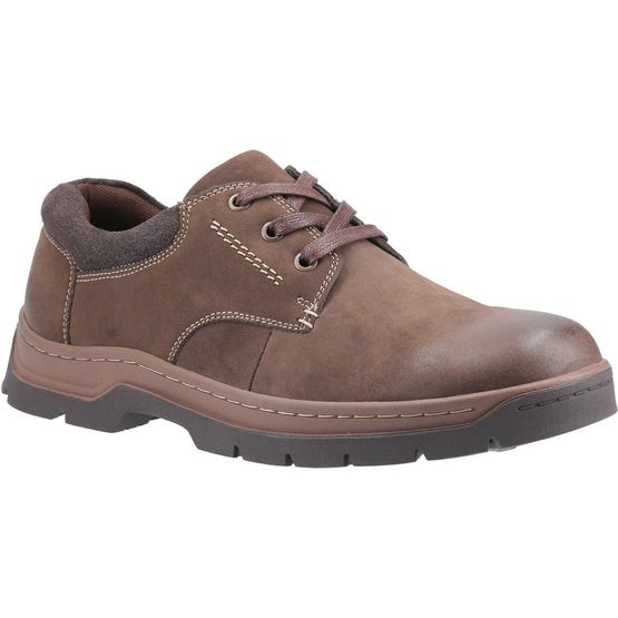 Cotswold Thickwood Burnished Brown Leather Casual Shoes