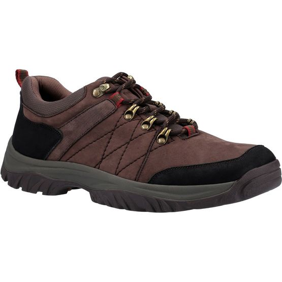 Cotswold Toddington Premium Leather Walking Shoes - Brown