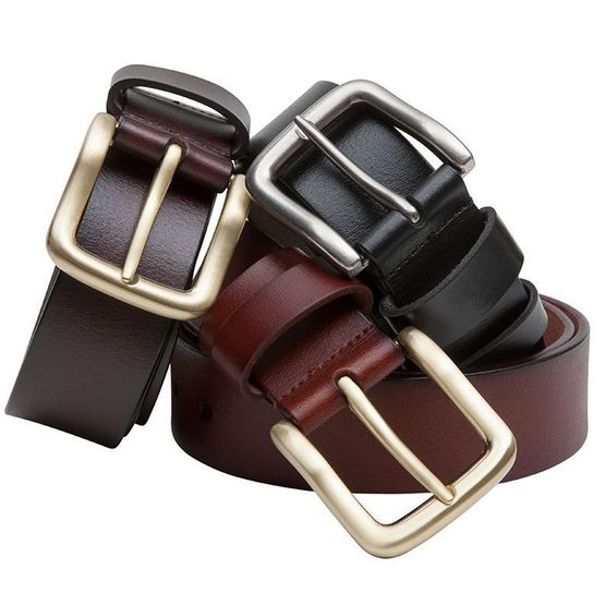 Hoggs of Fife Dark Brown Luxury Leather Belt