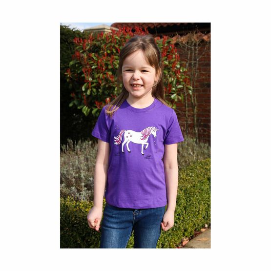 British Country Collection Dancing Unicorn Childs Tee