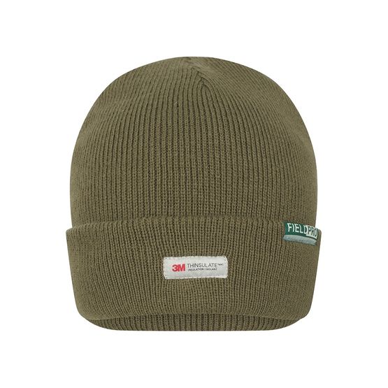 Hoggs Knitted Thinsulate Waterproof Beanie Hat - Olive Green