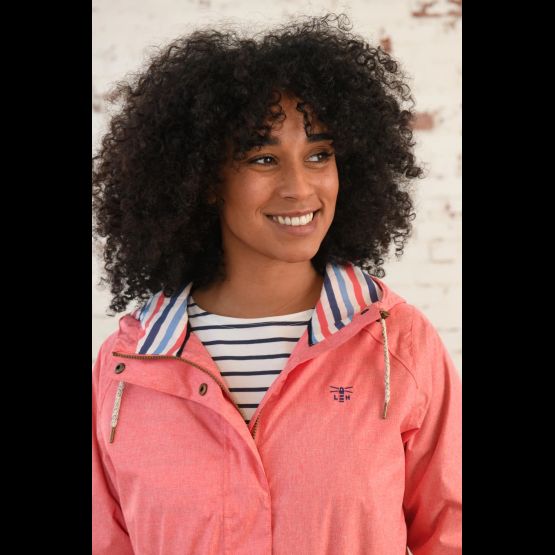 Lighthouse Women's 3/4 Length Waterproof Alice Coat - Coral