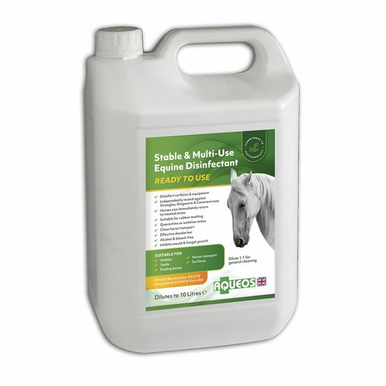 AQUEOS STABLE &amp; MULTI-USE EQUINE DISINFECTANT RTU
