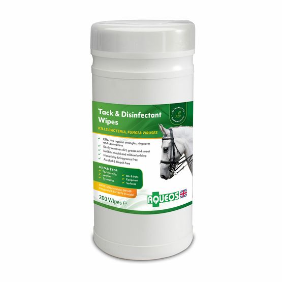 AQUEOS TACK &amp; DISINFECTANT WIPES