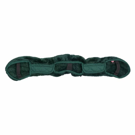 IMPERIAL RIDING GIRTH COVER FUR IRHGO STAR FOREST GREEN