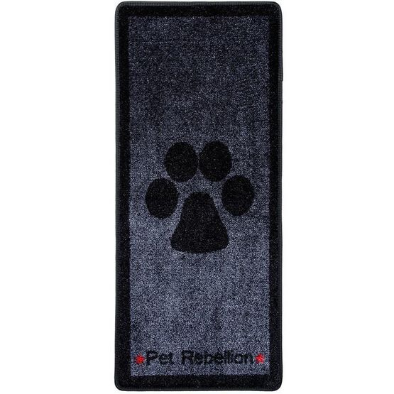 Pet Rebellion 'Stop Muddy Paws' Large Grey Dog Mat