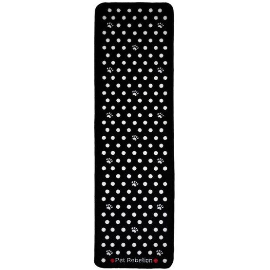 Pet Rebellion Black Spotty Extra Large Dog Runner Mat
