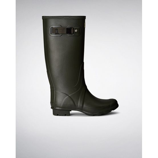 Huntress Women's Field Wellies - Dark Olive Green