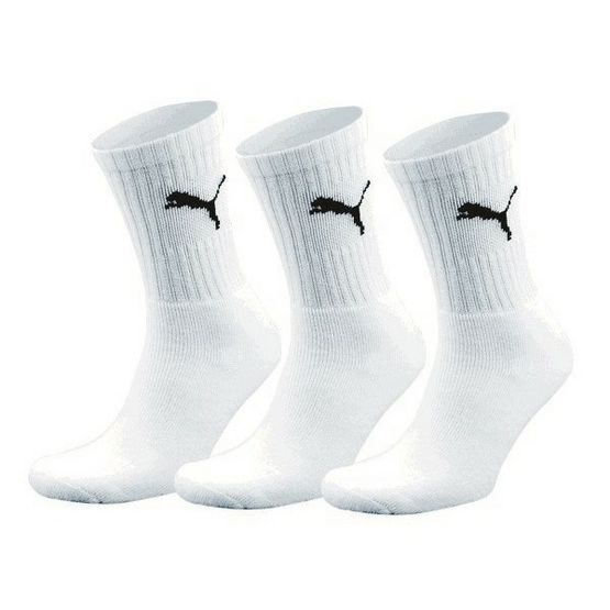 Puma Crew Socks 3Pr Pk White
