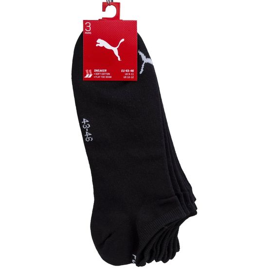 Puma Sneaker Socks Puma 3Pr Black