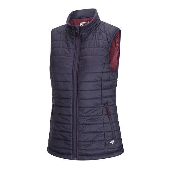 Hoggs of Fife Ladies Kingston Rip-Stop Navy/Merlot Gilet