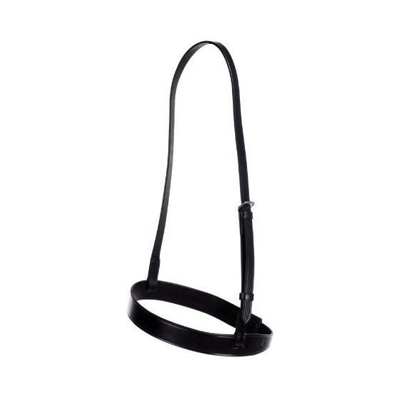 Full Size Plain Cavesson Nose Band - Brown