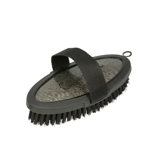 Coldstream Shine Black/Silver Horse Body Brush