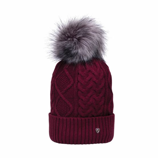 Hy Equestrian Vanoise Knitted Bobble Hat - One Size