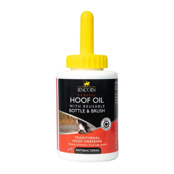 Lincoln Classic Hoof Oil With Reusable Bottle &amp; Brush