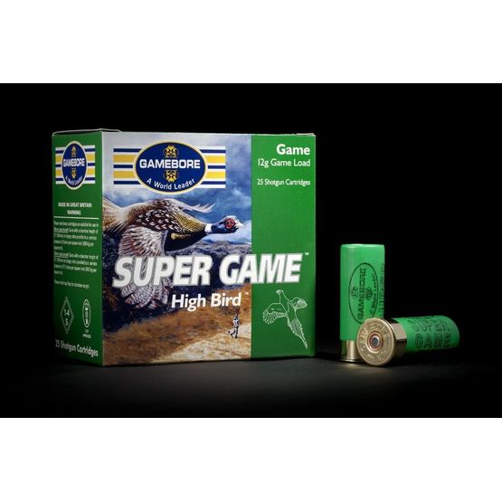 Gamebore Super Game Hi Bird 6/28 Fibre Shotgun Cartridges 12g
