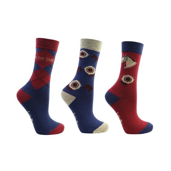 Riding Star Collection Socks by Little Rider (Pack of 3)