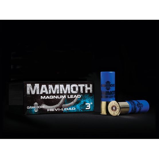 Gamebore Mammoth 50G BB 3" Plastic Shotgun Cartridges 12g