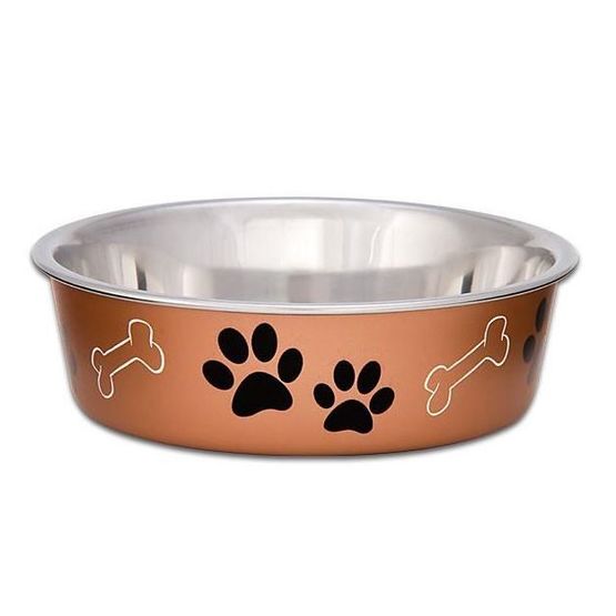Bella Dog Bowl - Copper Finish