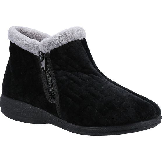 Fleet &amp; Foster Perendale Slippers Black
