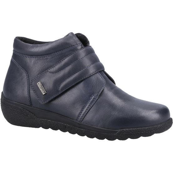 Fleet &amp; Foster Womens Shetland Navy Blue Boots