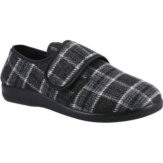 GBS Gerald Mens Classic Slippers Black